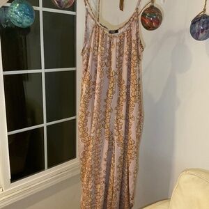 Long Oversized Hawaiian Puukenikeni Print Jumper